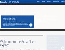 Tablet Screenshot of expattaxexpert.net